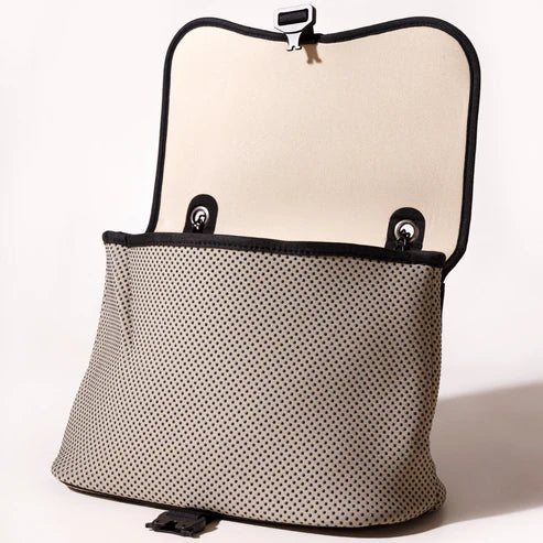 FLAP BASIC CROSSBODY BAG - TAUPE