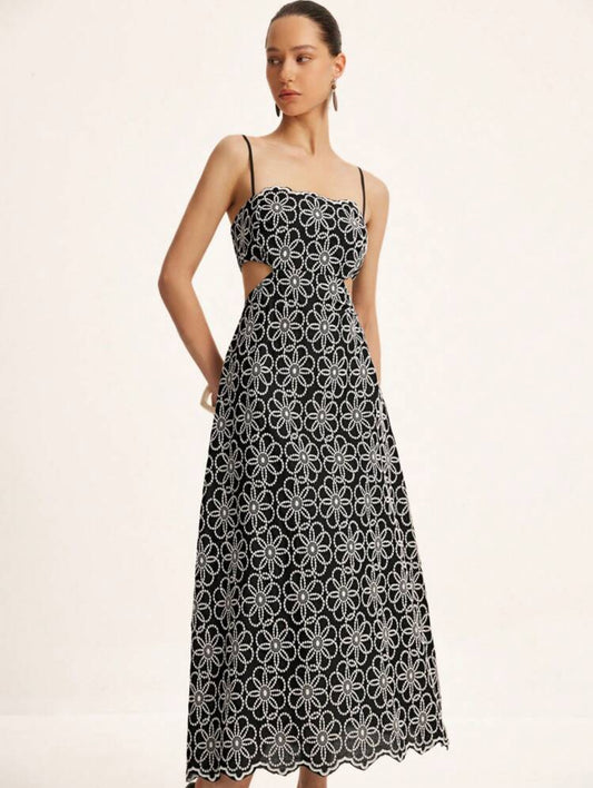 Cut off Floral Dress