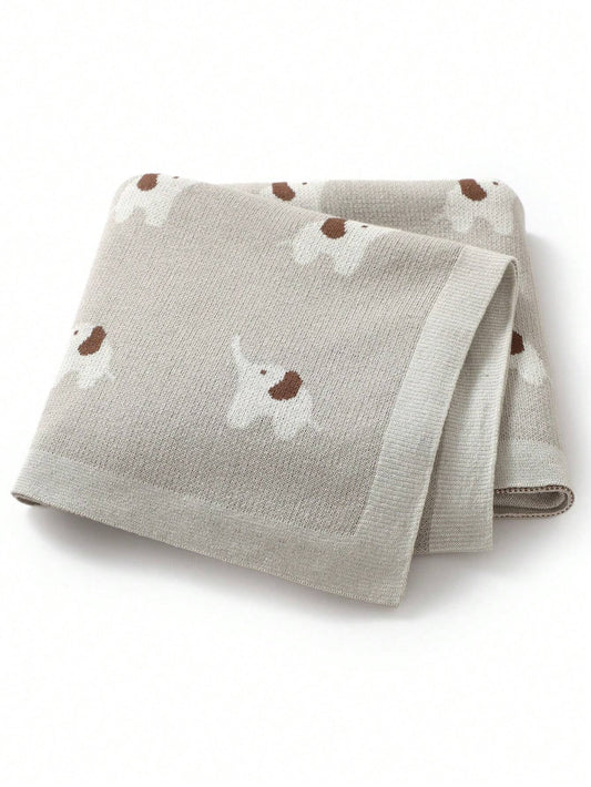 Elephant Knit Blanket