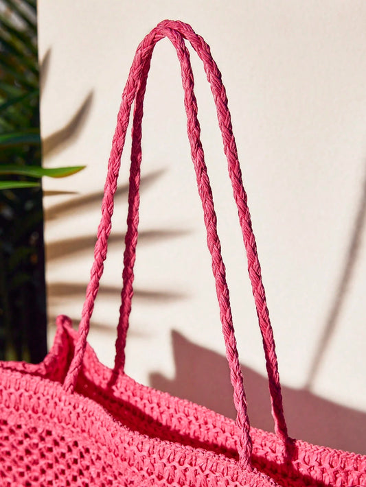 Pink Beach Tote Bag