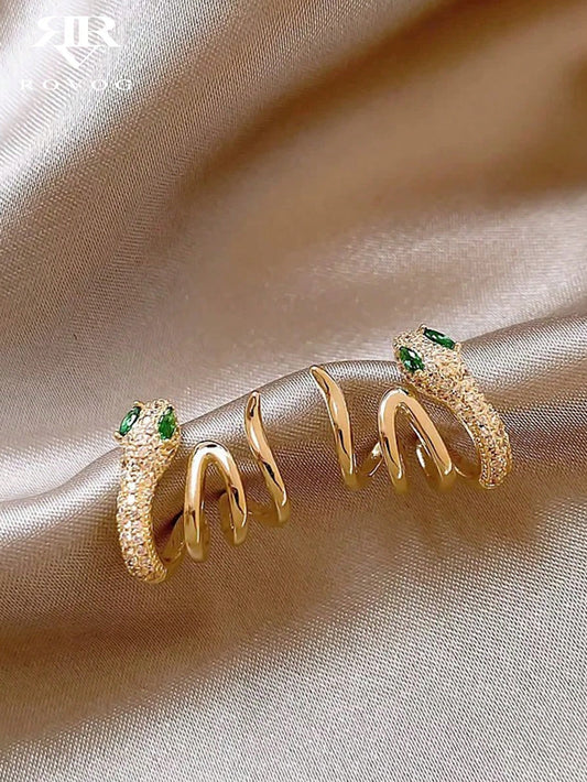 Snake-Shaped Earrings