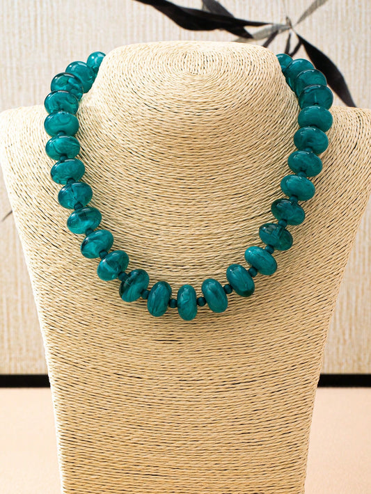 Flat Bead Necklace