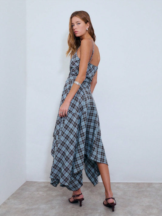 Asymmetrical Slip Dress