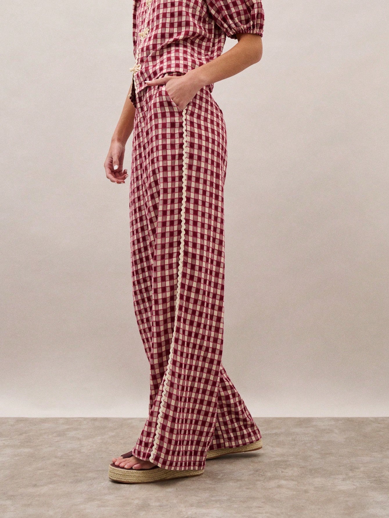 Red Printed Set