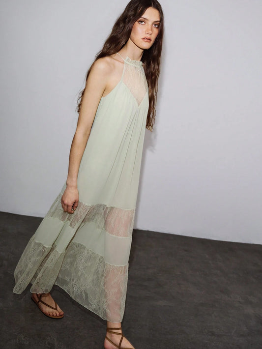 Mint Lace Dress