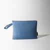 OVERSIZED WRISTLET POUCH STORMY BLUE