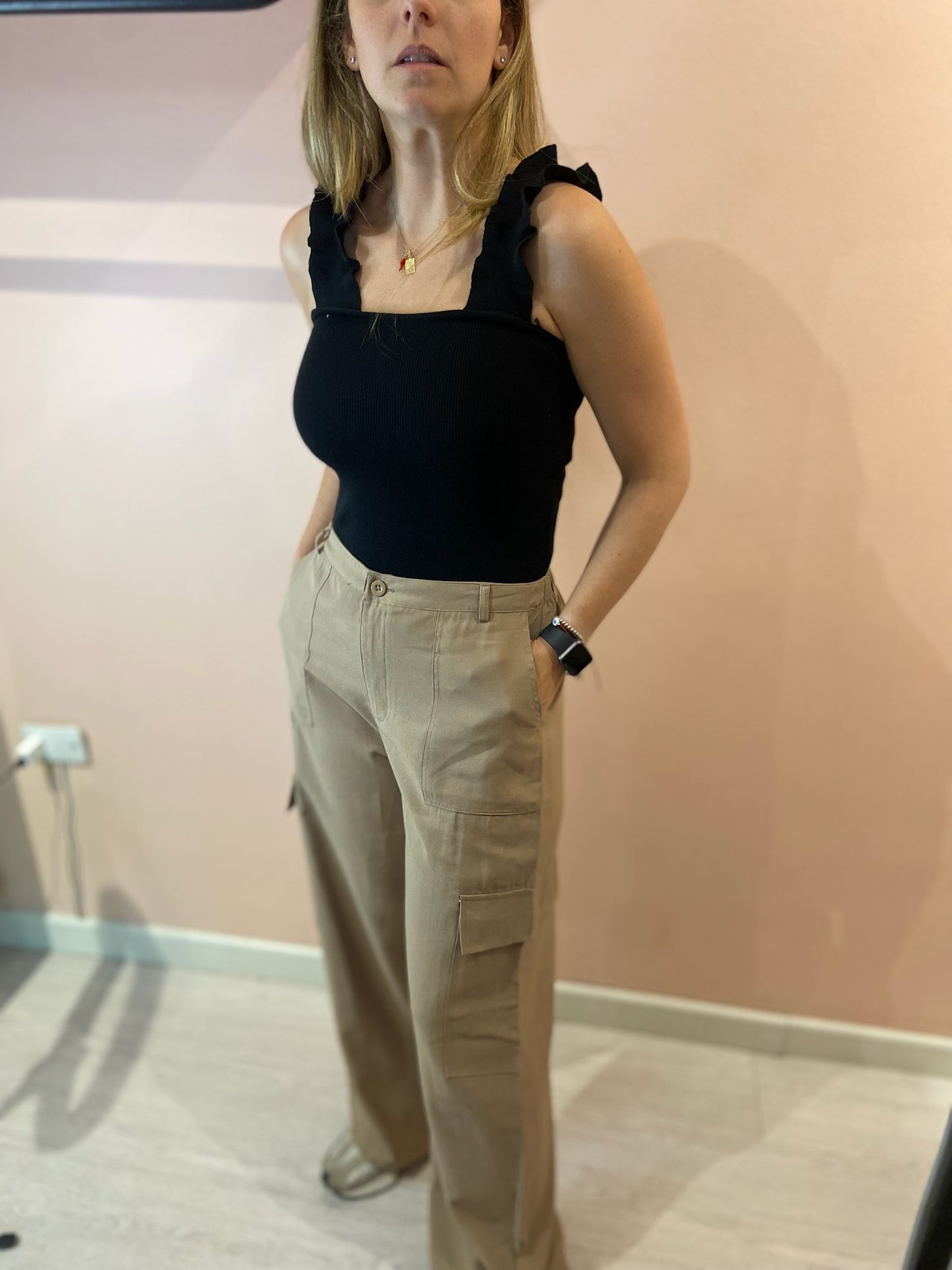 Khaki Cargo Pants
