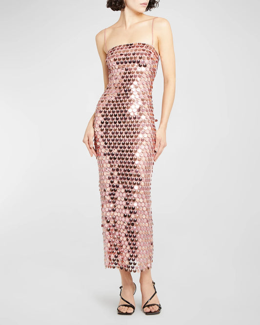 Rose Gold Sequins Dress
