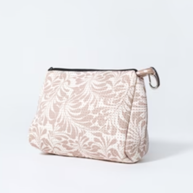 POUCH PALMS DREAMS BEIGE