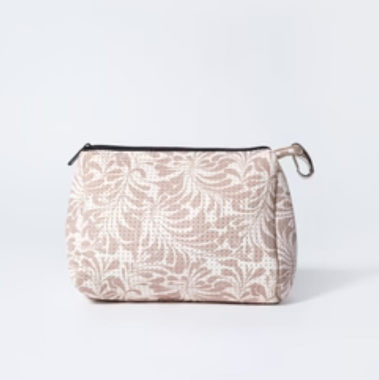 POUCH PALMS DREAMS BEIGE