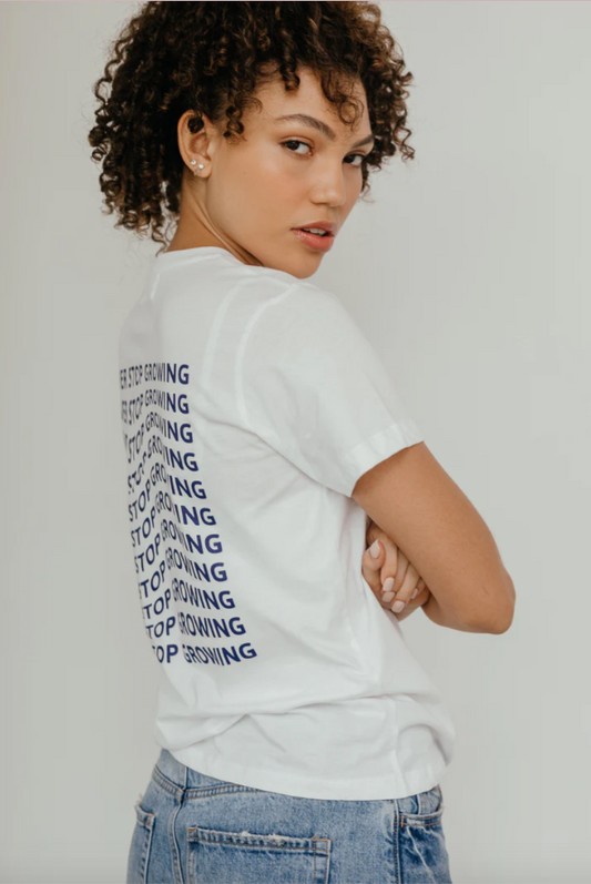 Never Stop Growing T-shirt - ONE