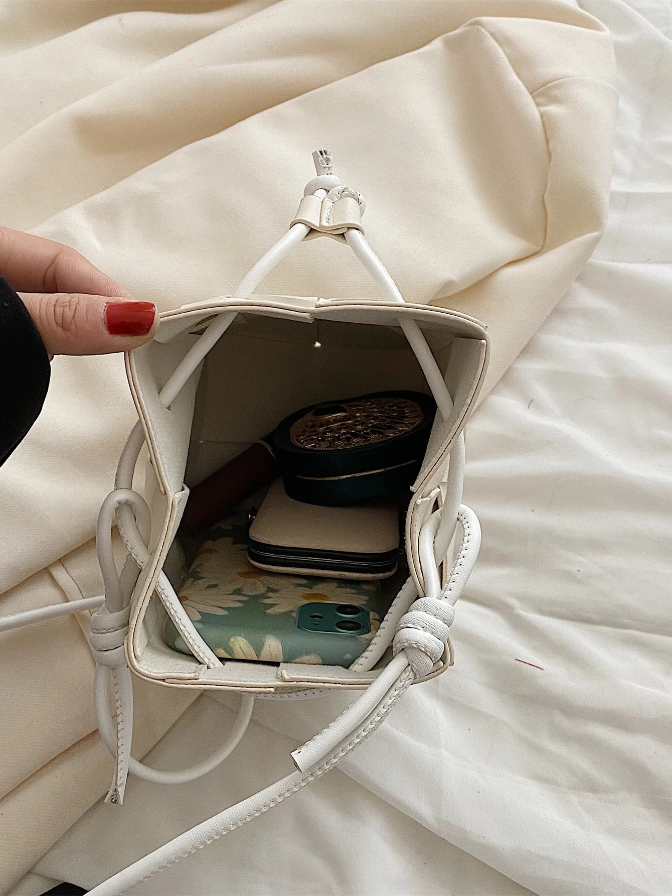 White Small Purse