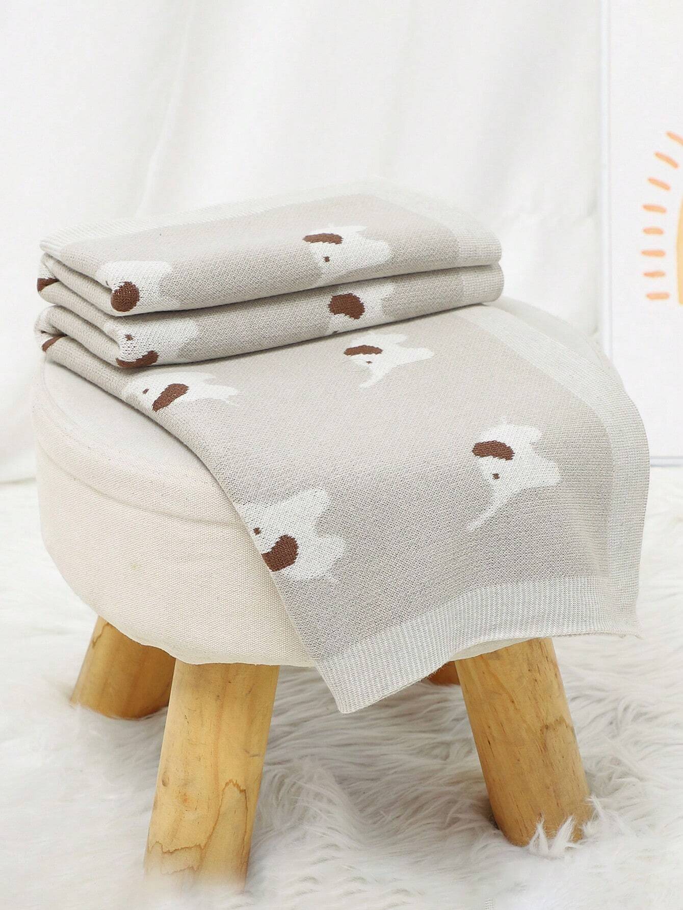 Elephant Knit Blanket