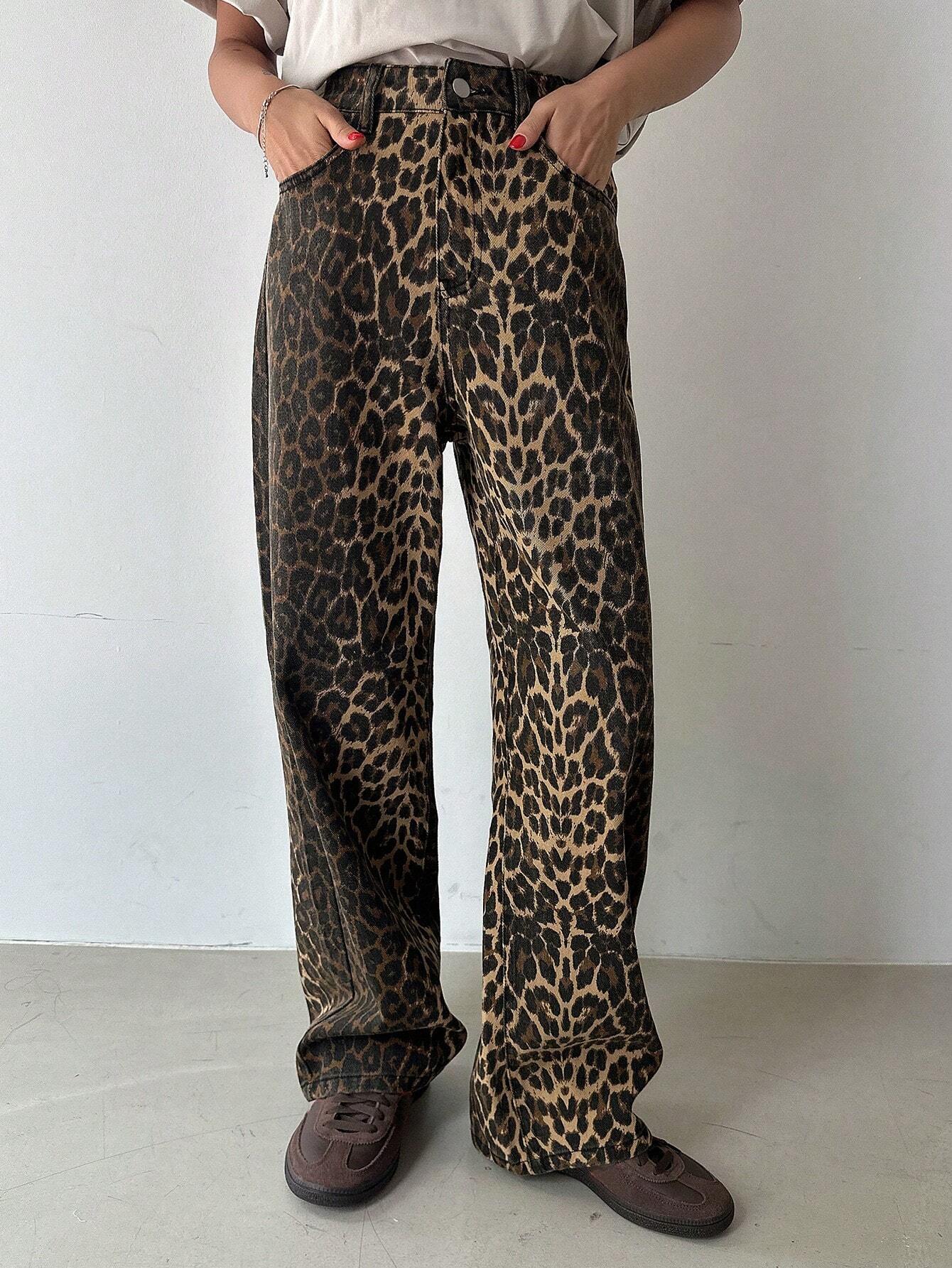 Animal print pants