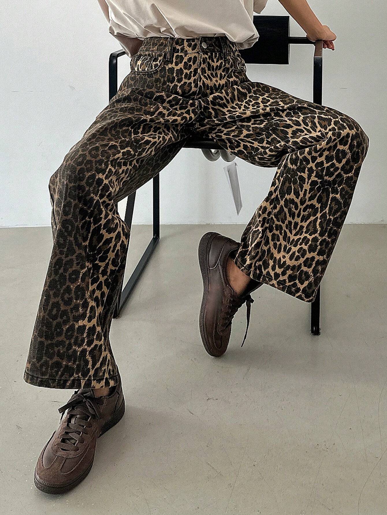 Animal print pants