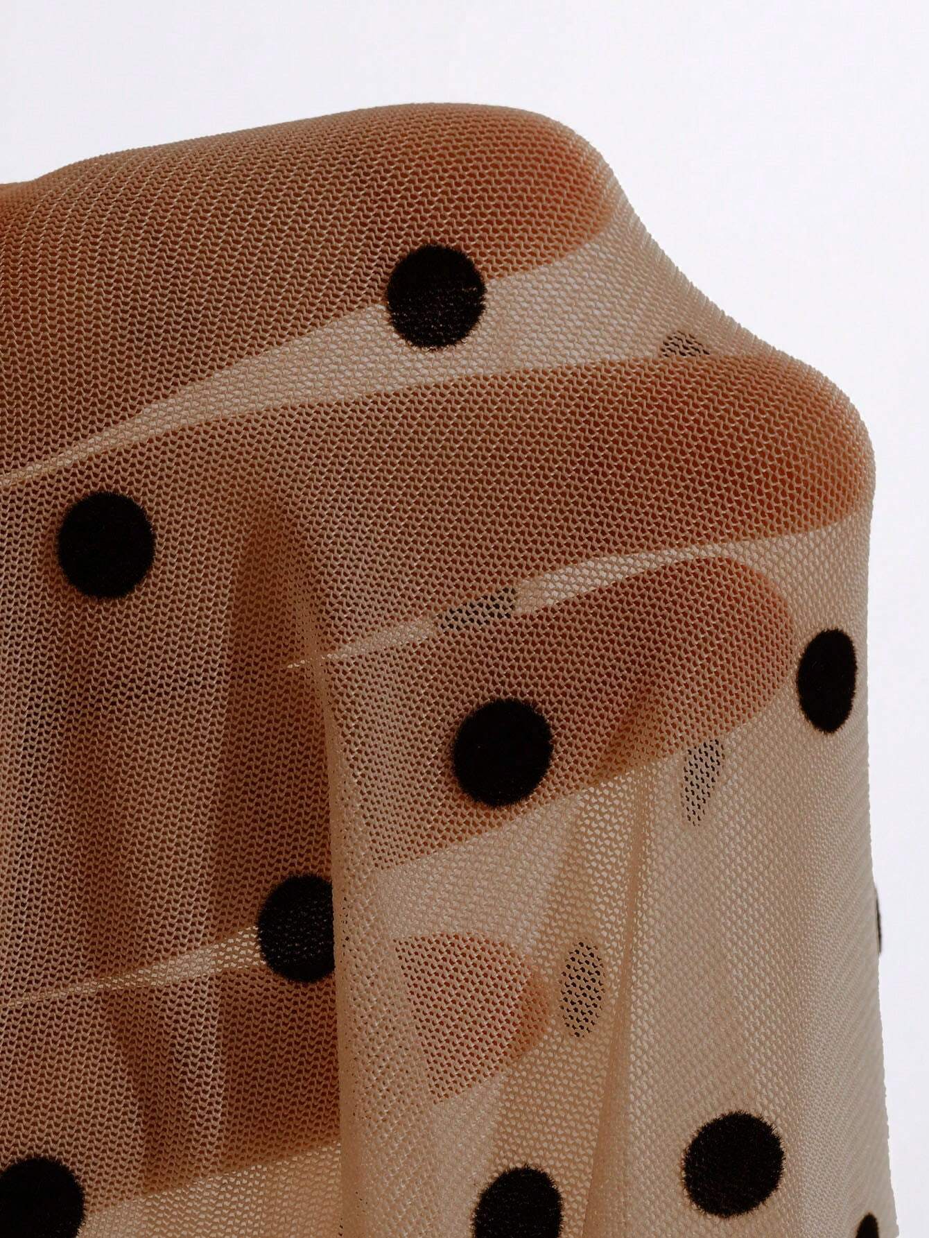 Mesh Dotted Top