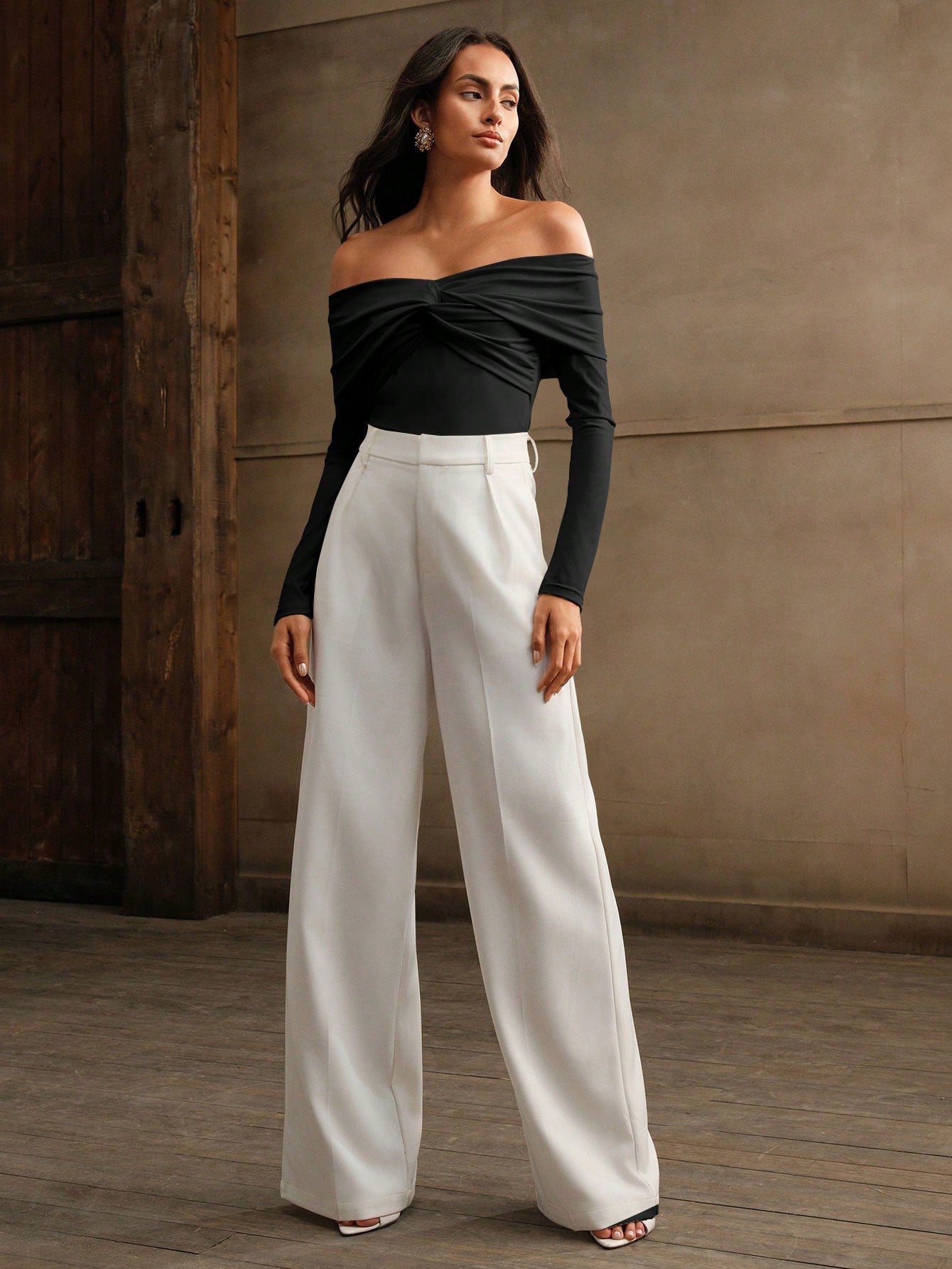 Off Shoulder Black Body