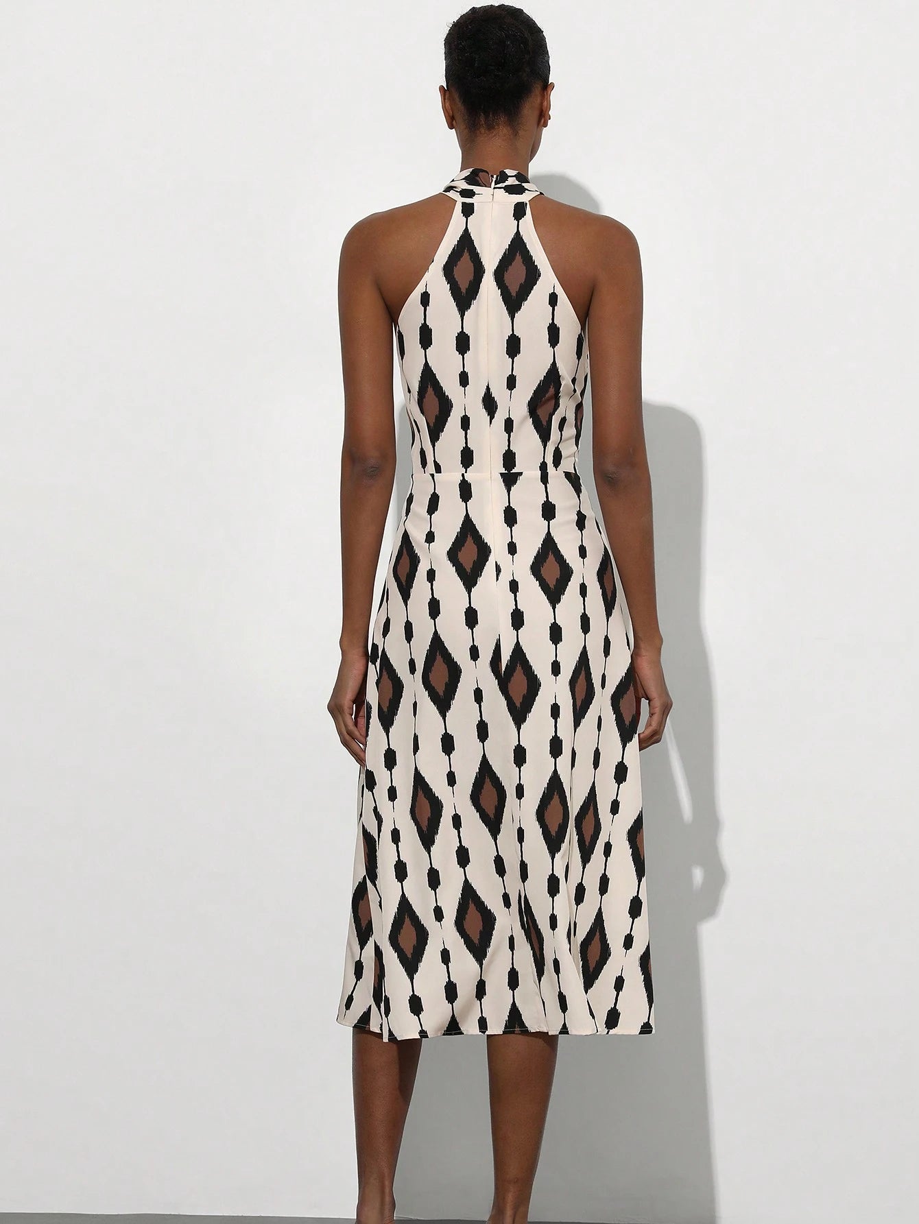 Halter Printed Dresss