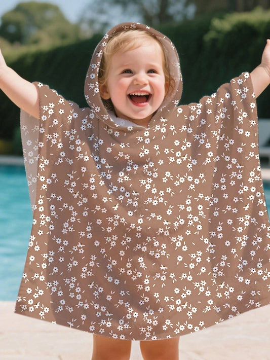 Floral Printed Poncho