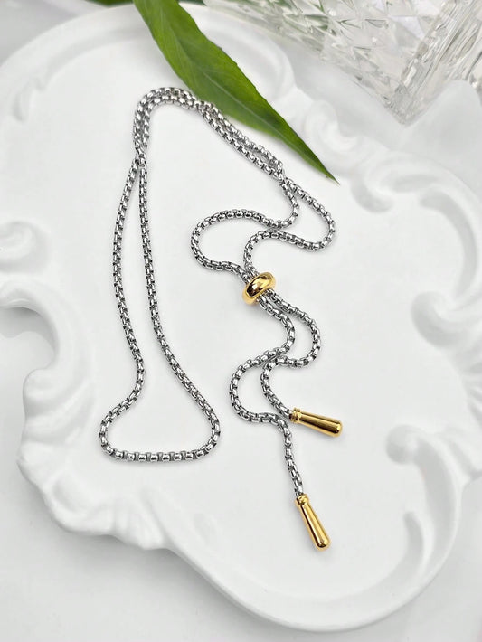 Y-Shaped Tassel Necklace