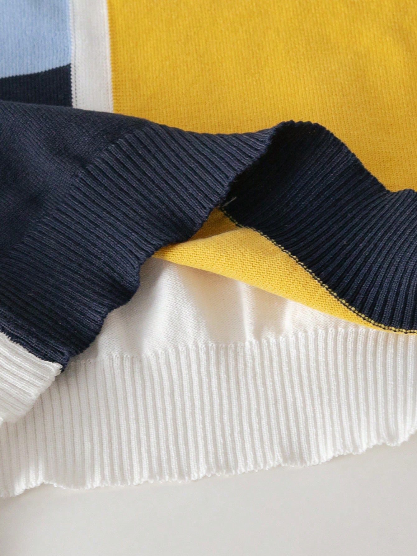 Boys Knit Colorblock Sweater