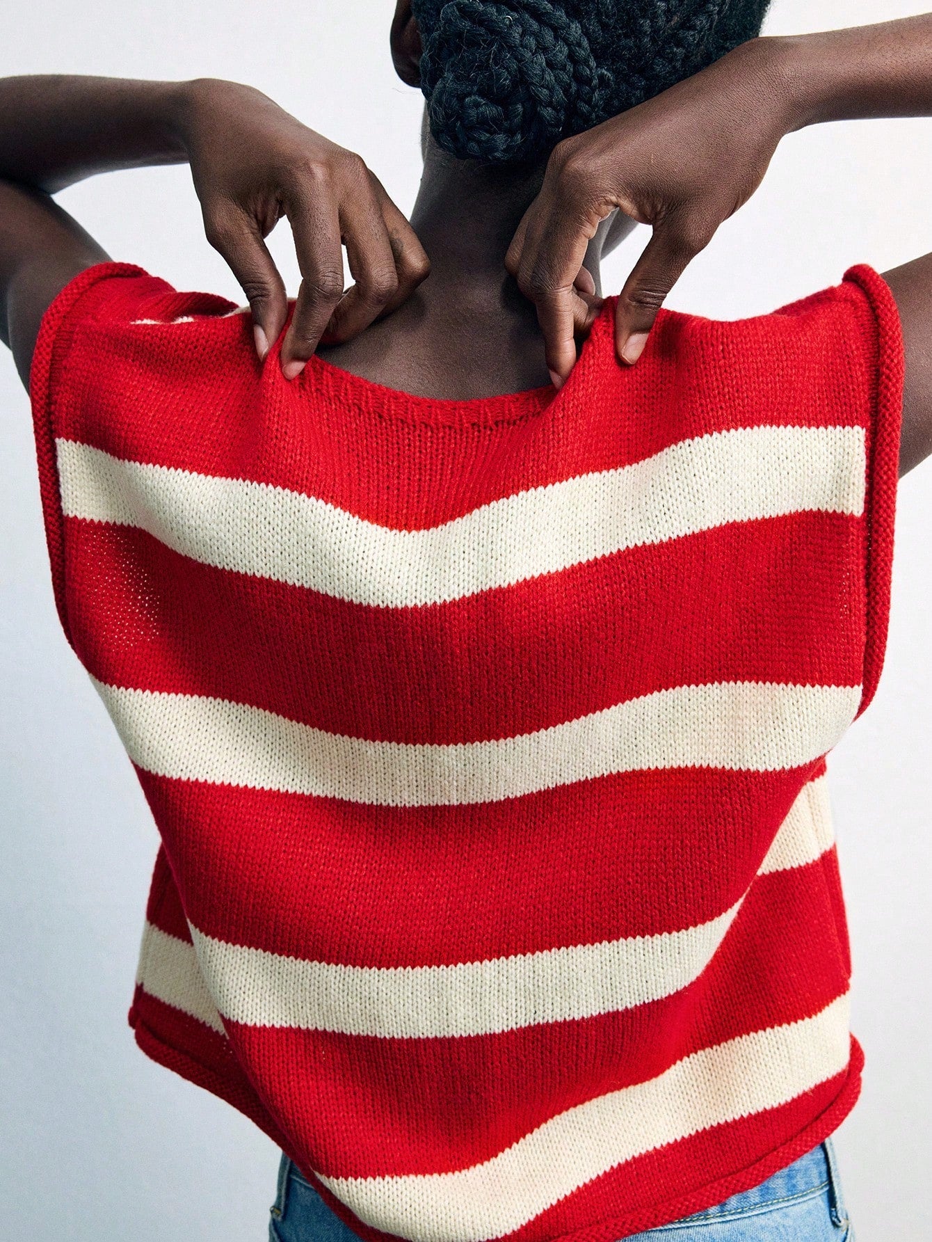 Stripes Red Vest