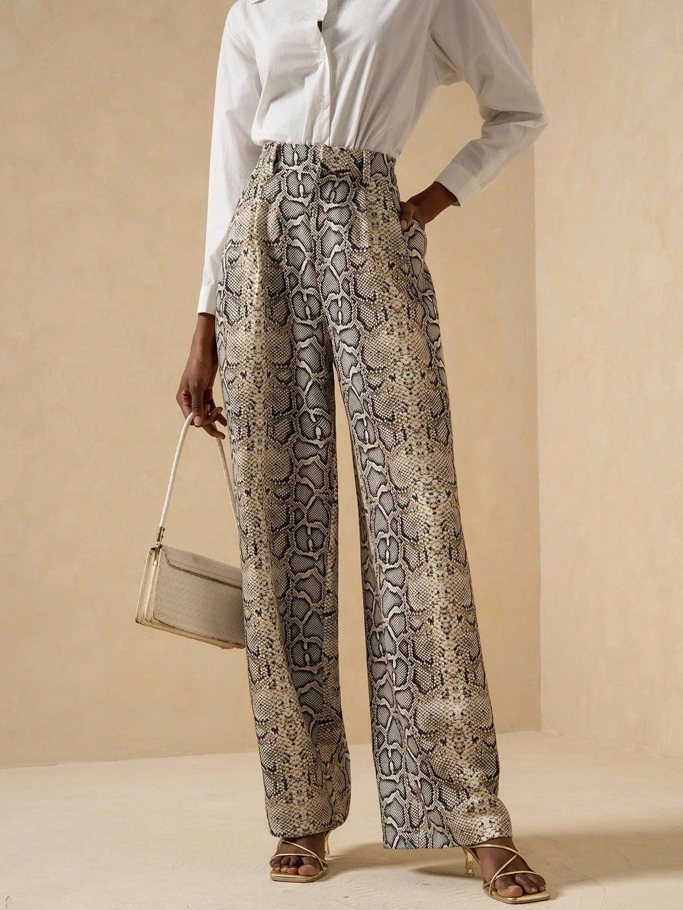 Snake Print Pants