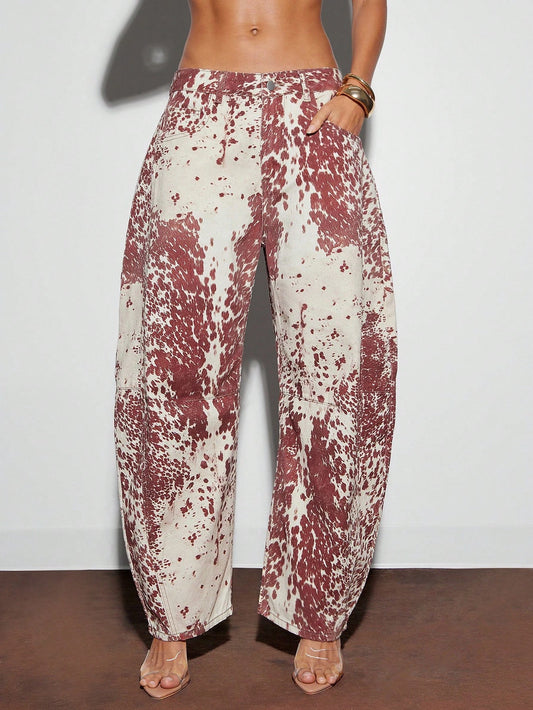 Printed pants