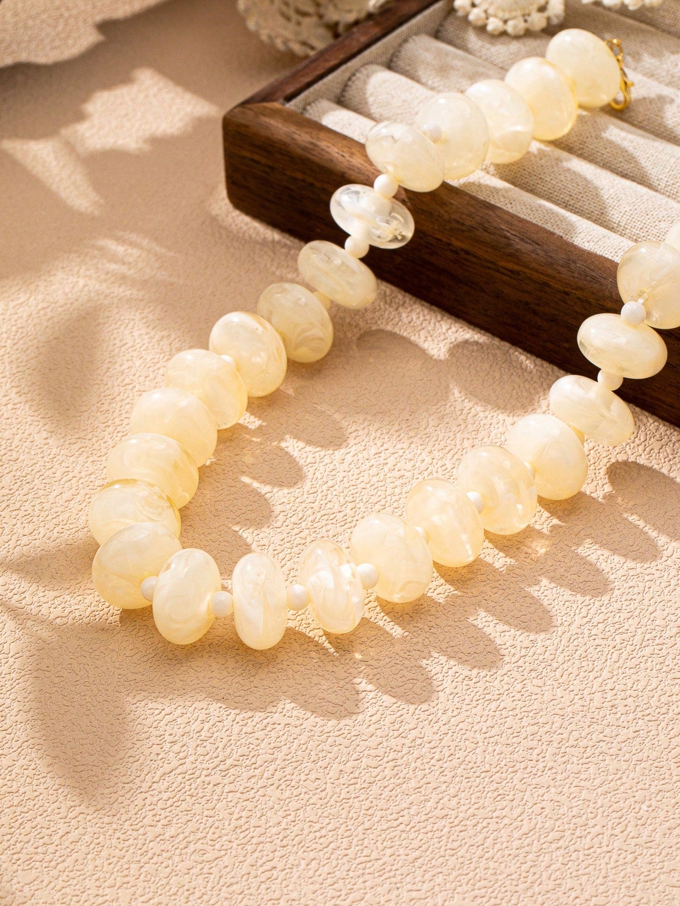 Flat Bead Necklace