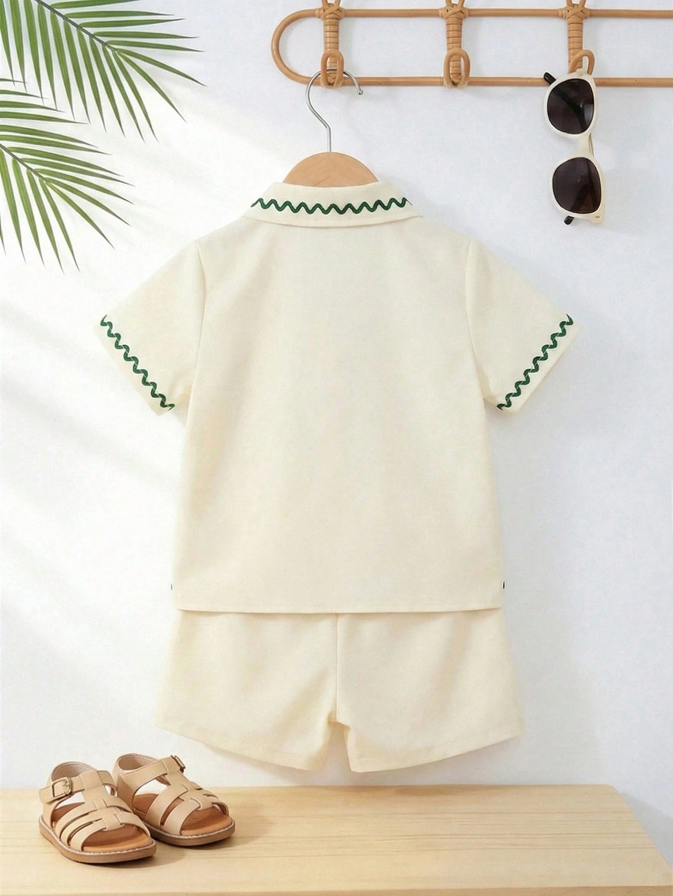 Boys' Tropical Shirt And Shorts Set
