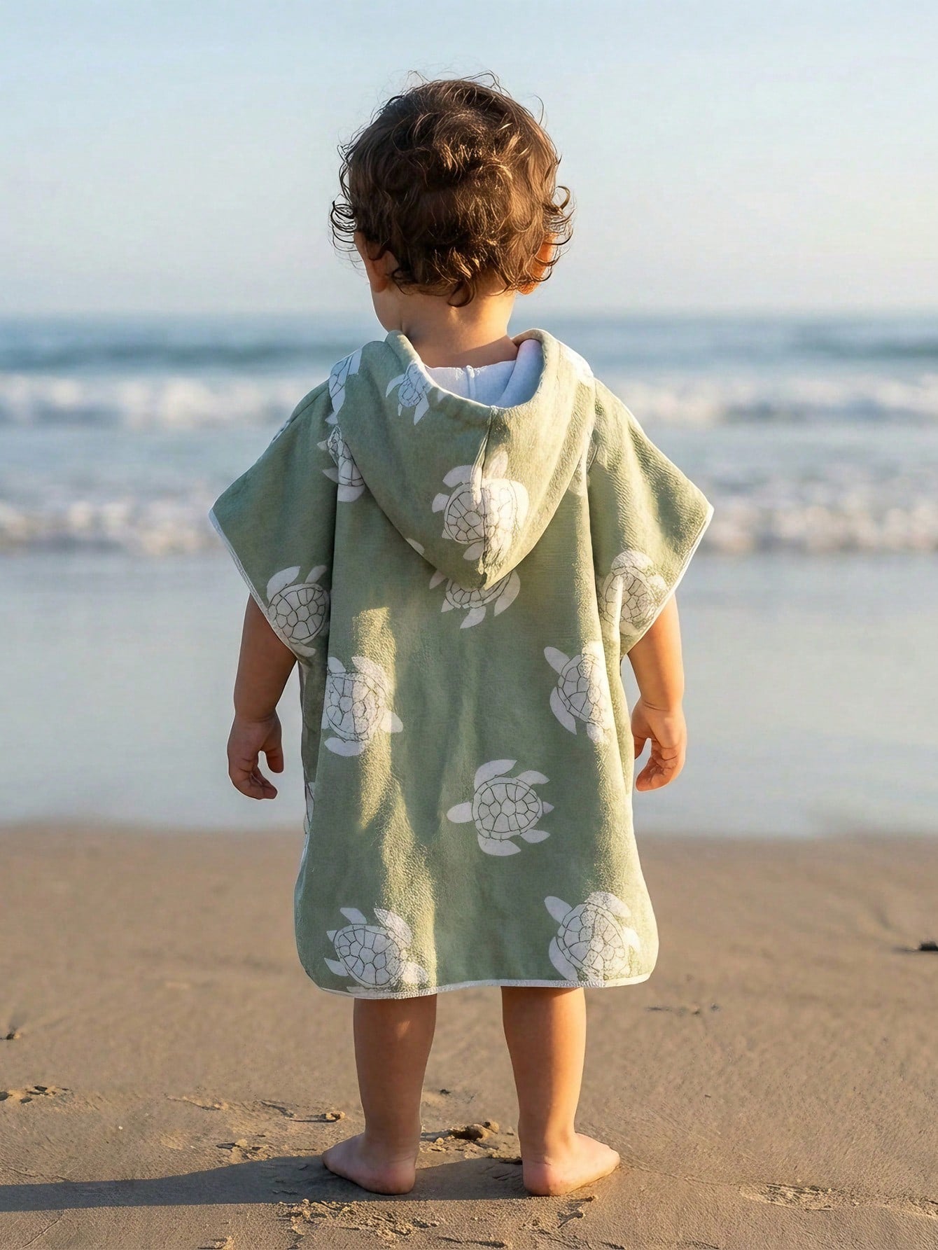 Turtle Printed Poncho