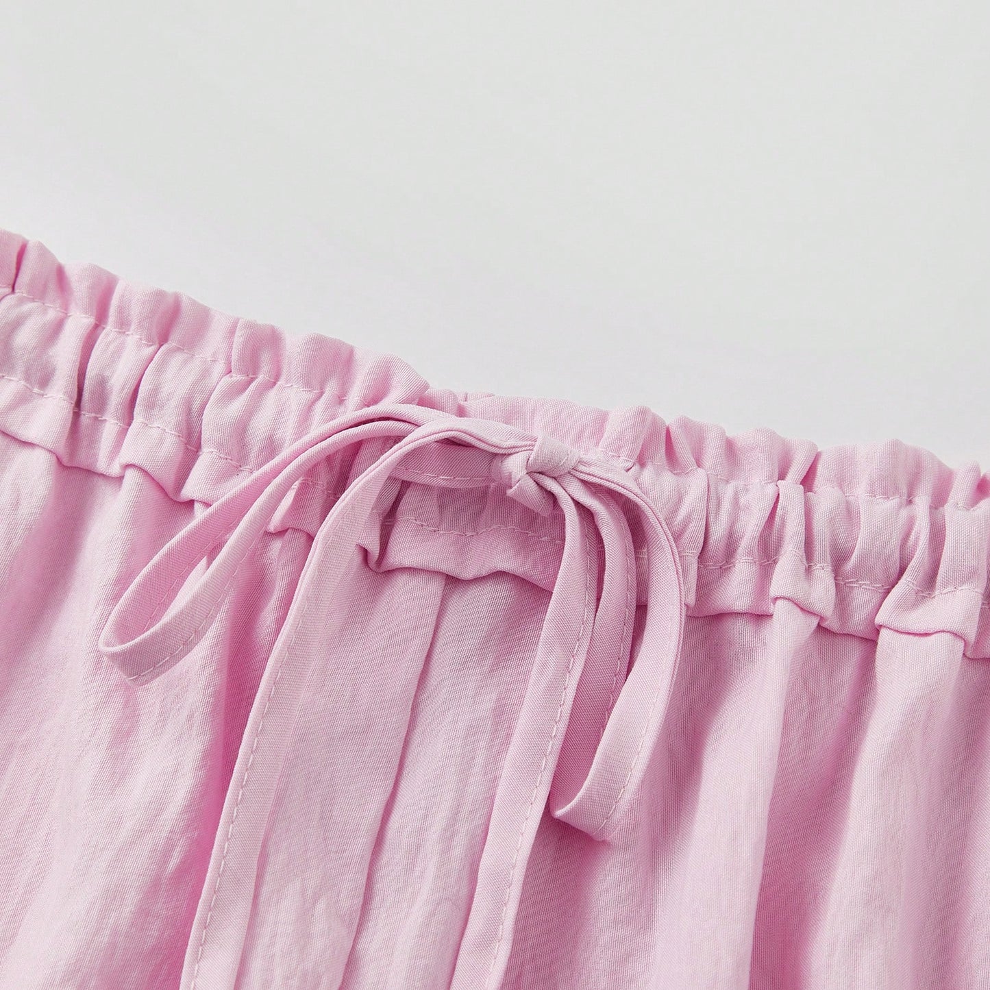 Pink Lace Loose Pants