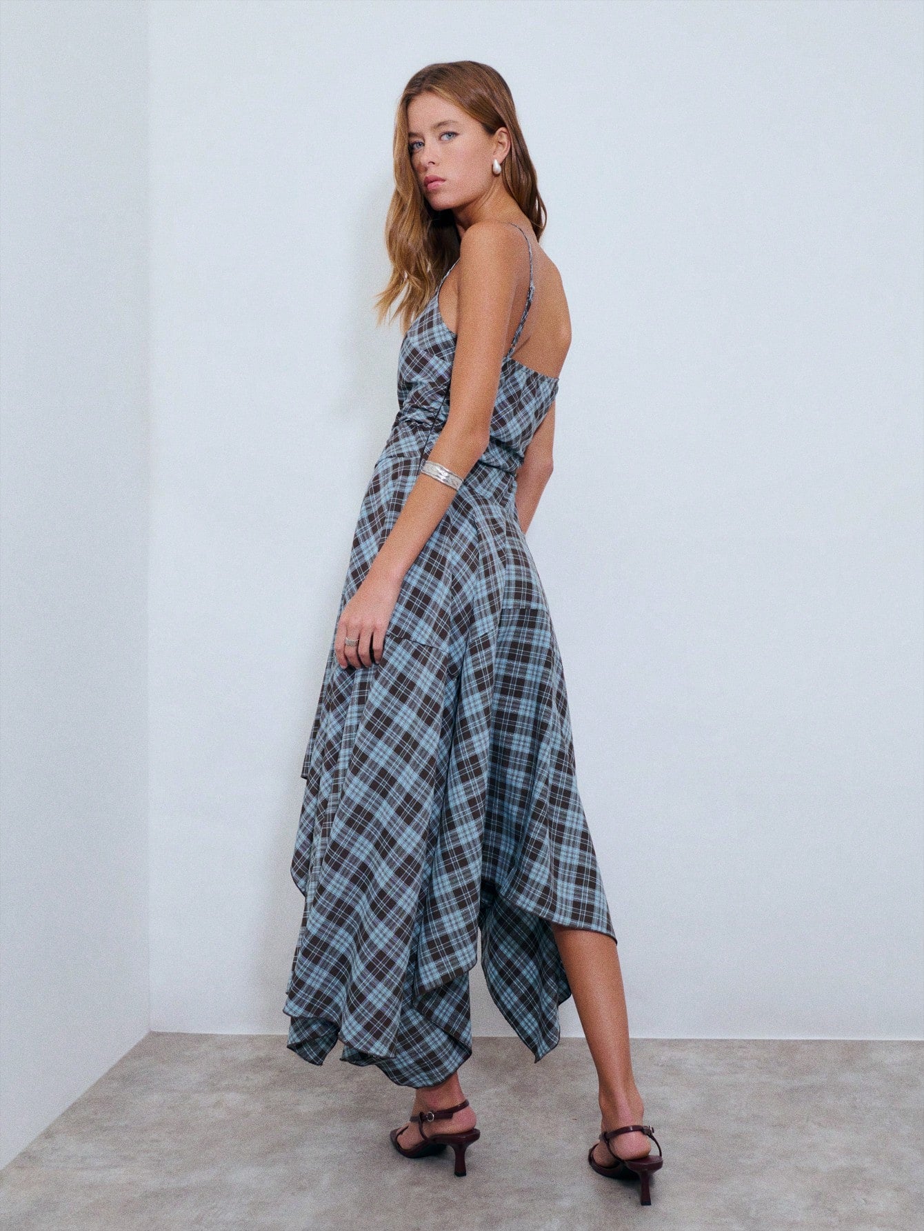 Asymmetrical Slip Dress