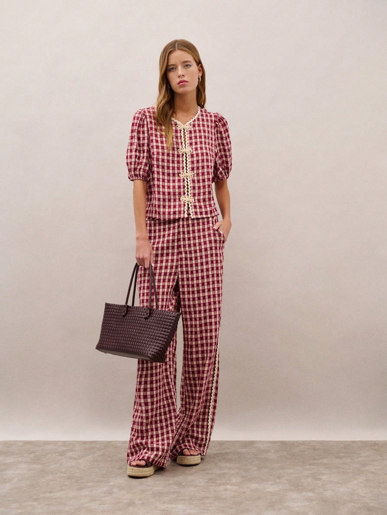 Red Printed Set