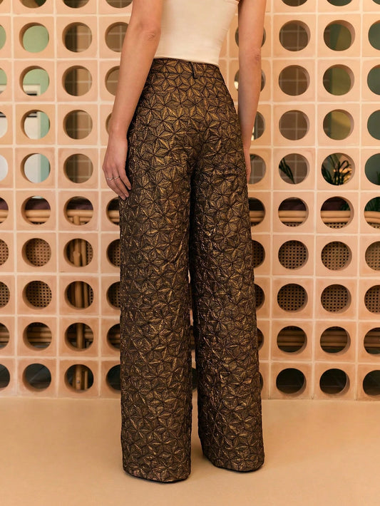 Brown Wide Leg Pants