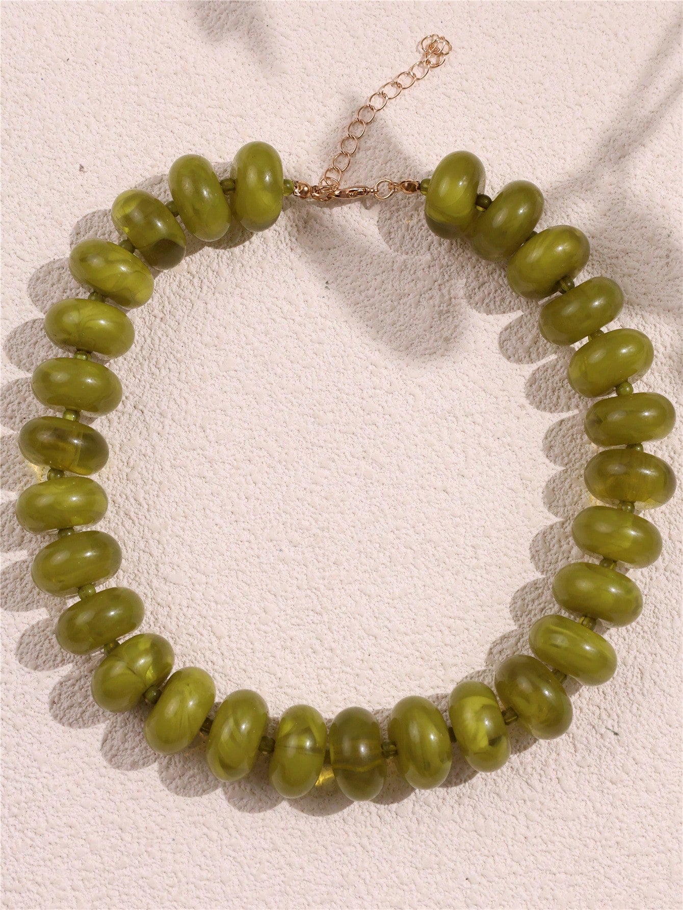 Flat Bead Necklace