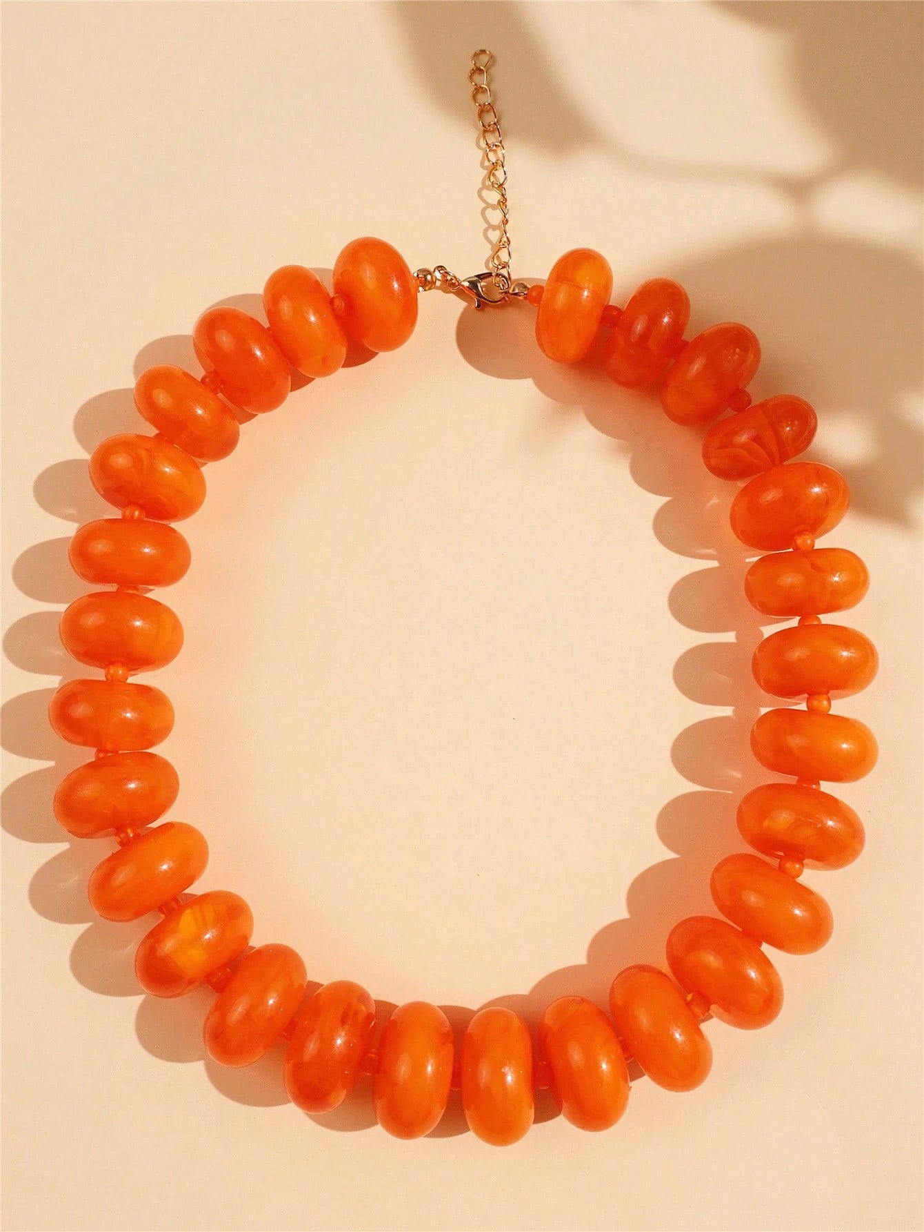 Flat Bead Necklace
