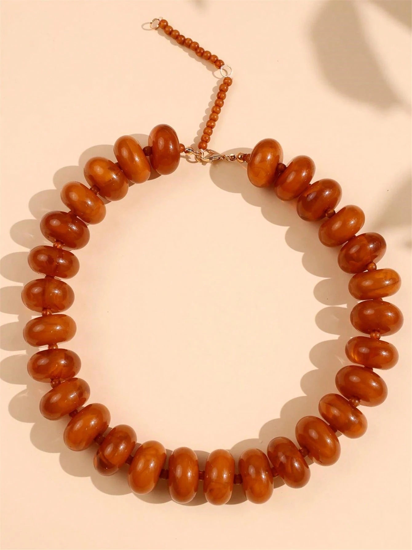 Flat Bead Necklace
