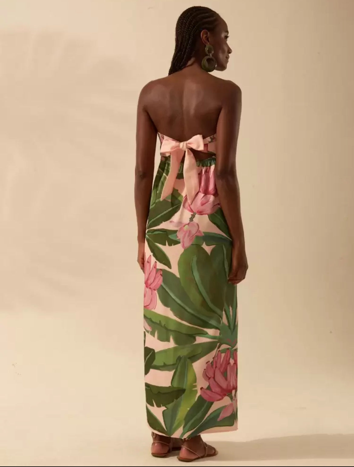 Palms Printed Dress