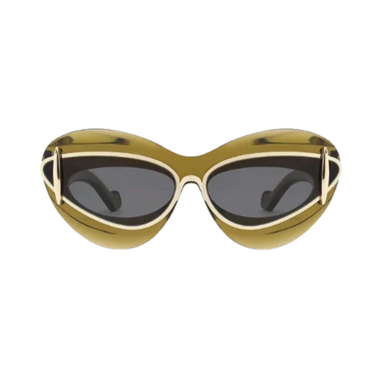 Green Cat Eye Sunglasses