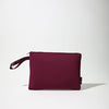 OVERSIZED WRISTLET POUCH BERRY