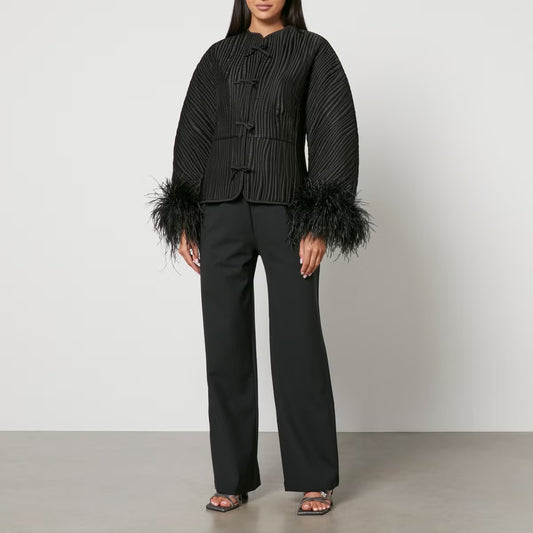 Black Feathers Jacket