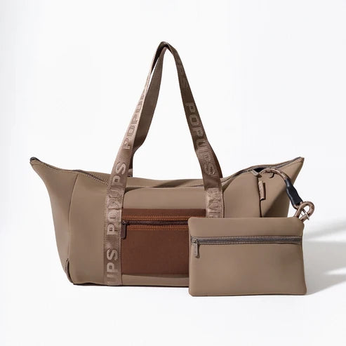 XL ZIPPER TOTE MOCHA