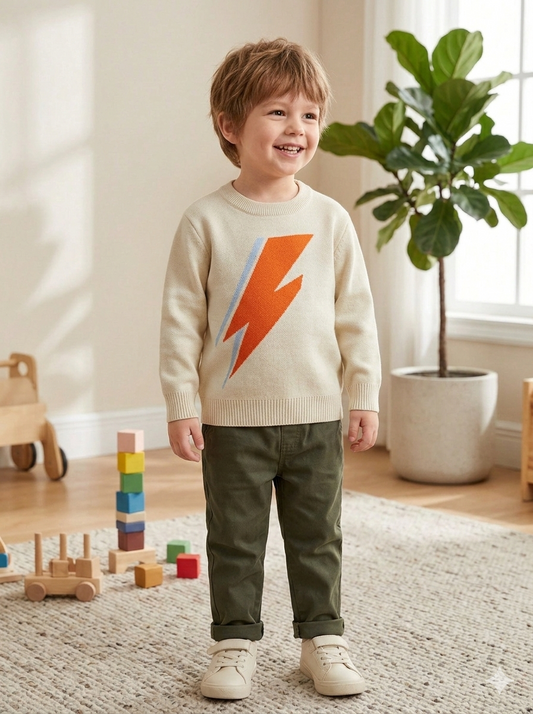 Boys Lighting Sweater