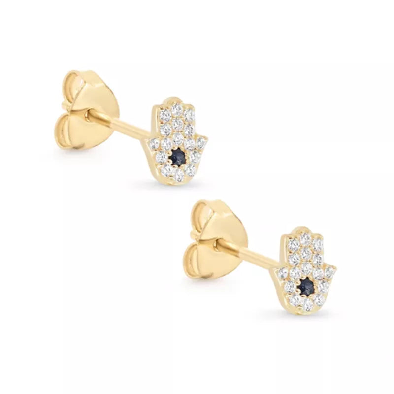 Hamsa Hand Stud Earring