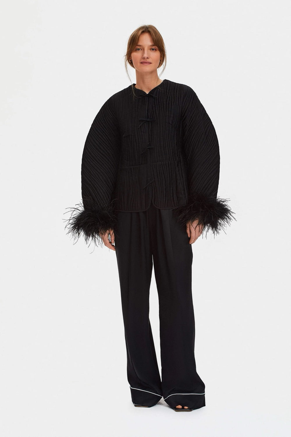 Black Feathers Jacket