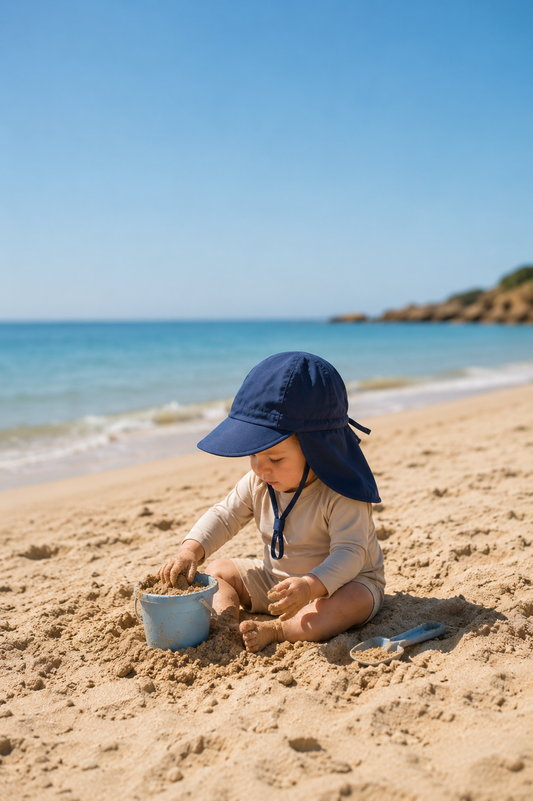 Baby UPF 50+ Quick Dry Hooded Sun Protection Cape