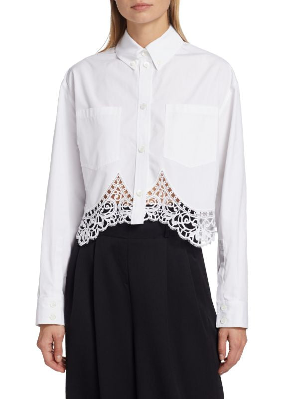 White Lace Shirt