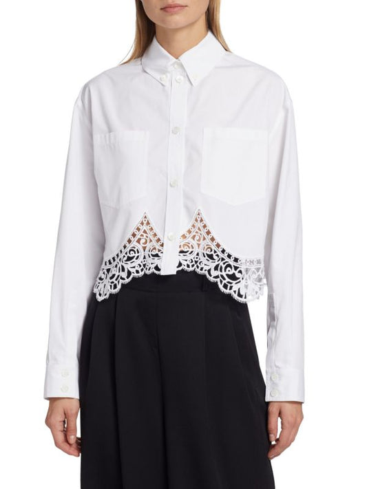 White Lace Shirt