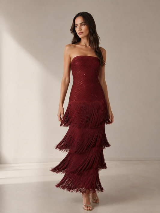Fringe Sparkly Dress